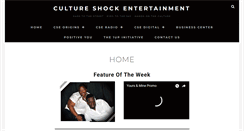 Desktop Screenshot of cultureshockentertainment.com