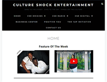 Tablet Screenshot of cultureshockentertainment.com